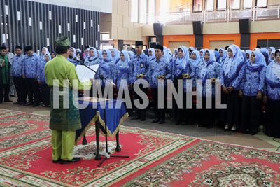 Serahkan SK, HM Wardan: Dalam Kurun Waktu 10 Tahun, ASN Tidak Pindah Tempat Tugas